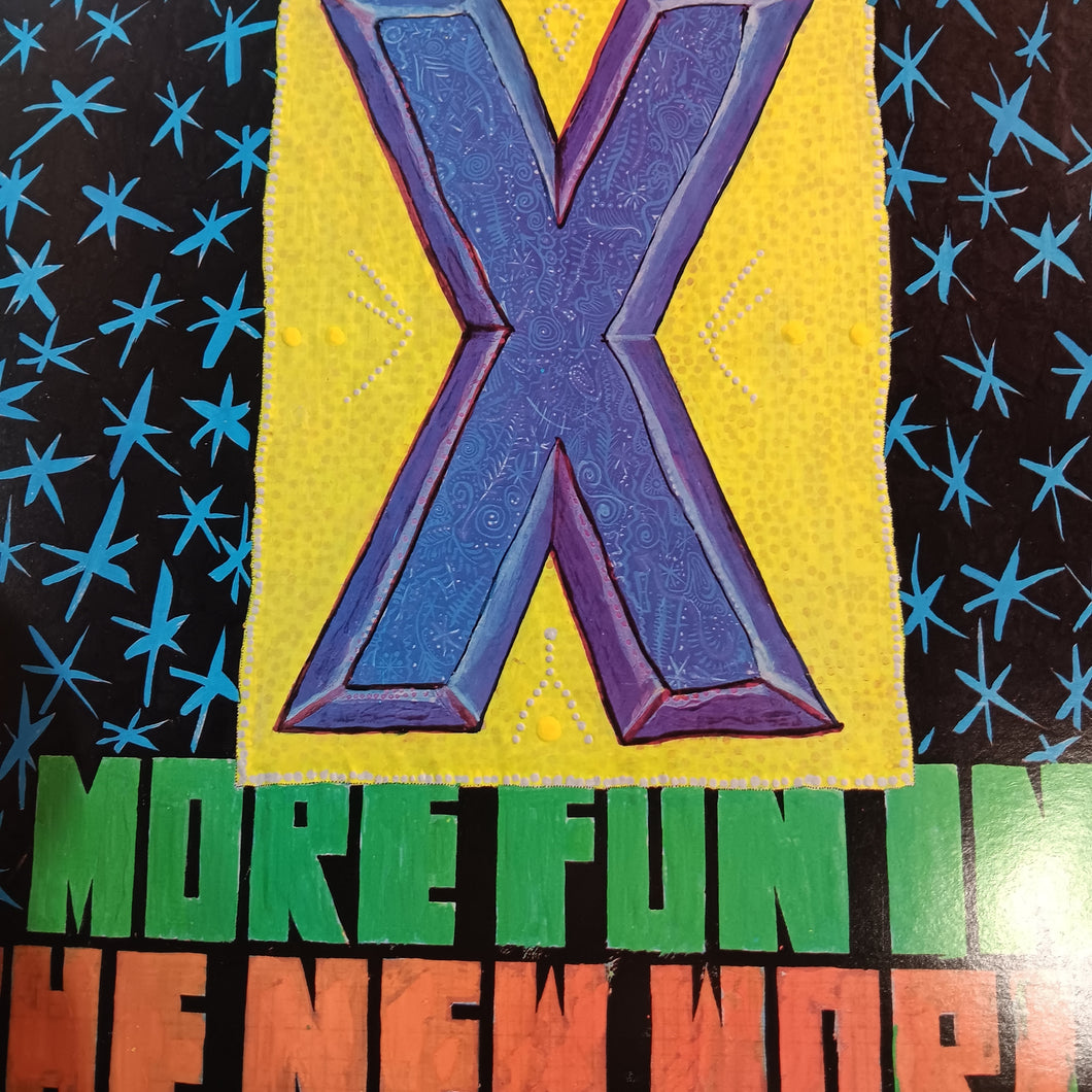 X - MORE FUN IN THE NEW WORLD (USED VINYL 1983 AUS M-/M-)