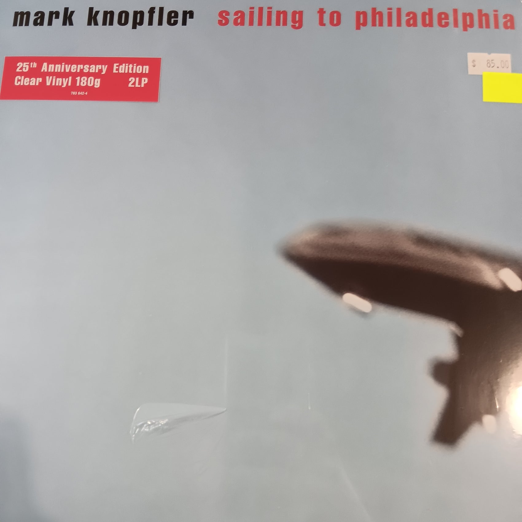 MARK KNOPFLER - SAILING TO PHILADELPHIA (CLEAR COLOURED) (2LP) VINYL