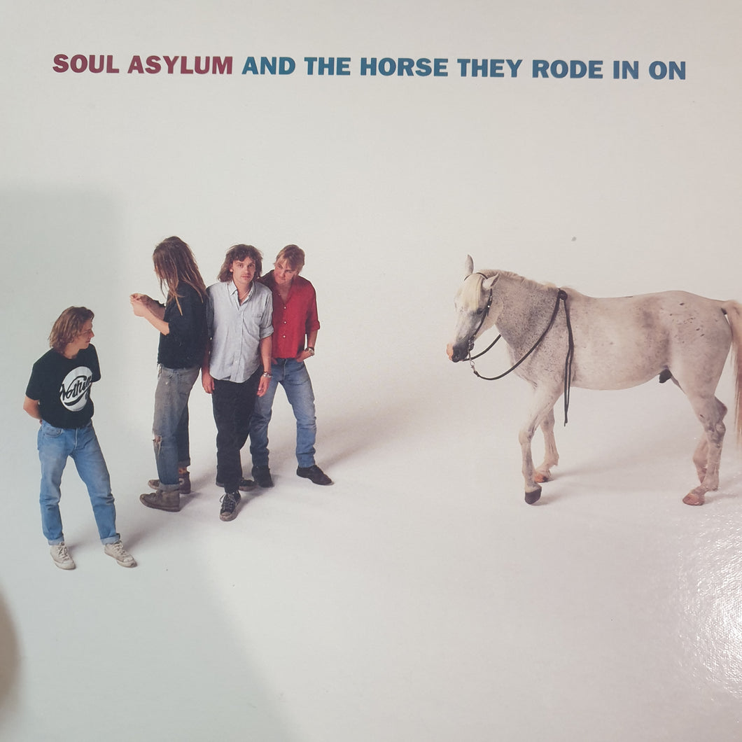 SOUL ASYLUM - AND THE HORSE THEY RODE ON (BLUE COLOURED) (USED VINYL 1990 US M-/M-)