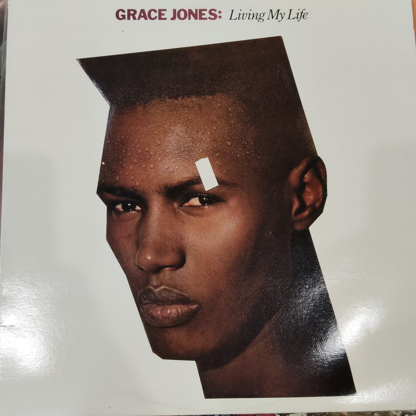 GRACE JONES - LIVING MY LIFE (USED VINYL 1982 AUS M- EX-)