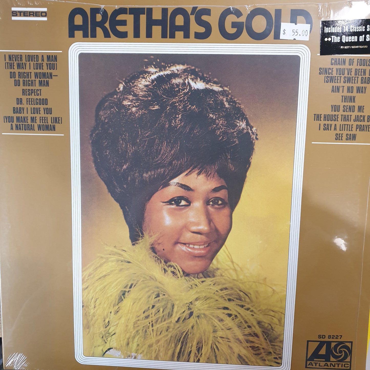 ARETHA FRANKLIN - ARETHA'S GOLD VINYL