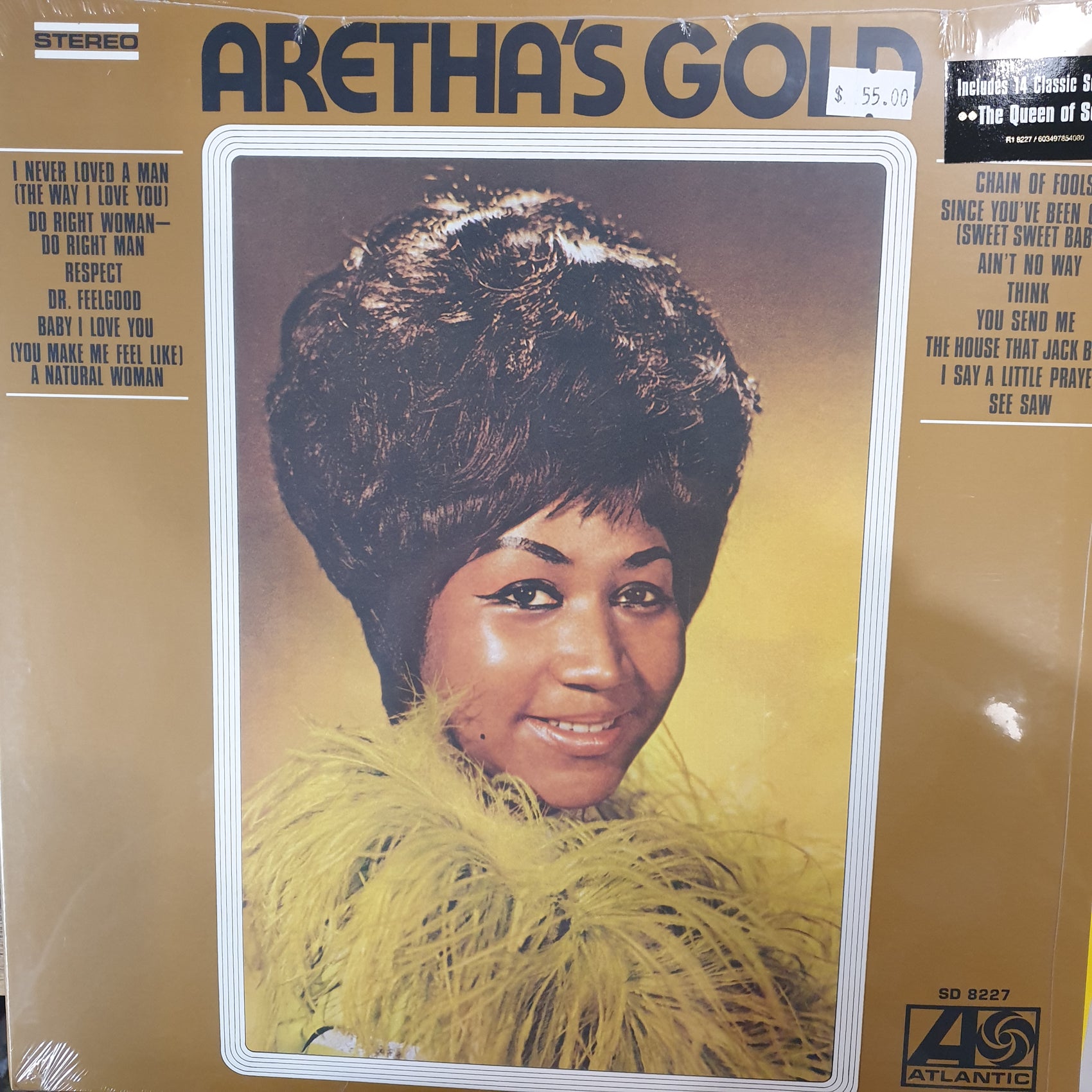 ARETHA FRANKLIN - ARETHA'S GOLD VINYL