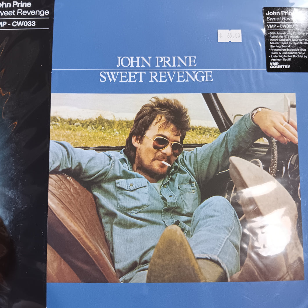 JOHN PRINE - SWEET REVENGE (BLUE COLOURED) (VMP PRESSING VINYL