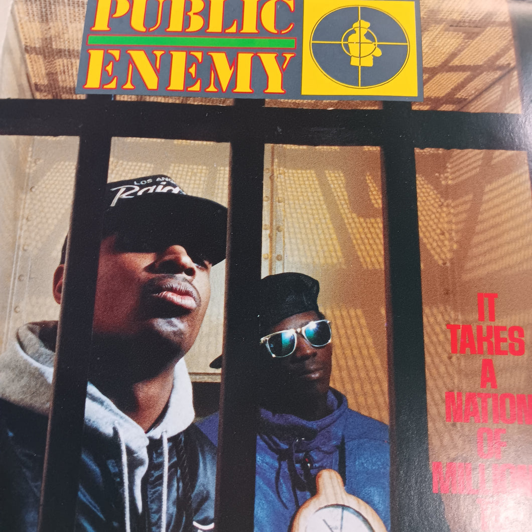 PUBLIC ENEMY - IT TAKES A NATION OF MILLIONS TO HOLD US BACK (USED VINYL 1988 AUS M-/M-)