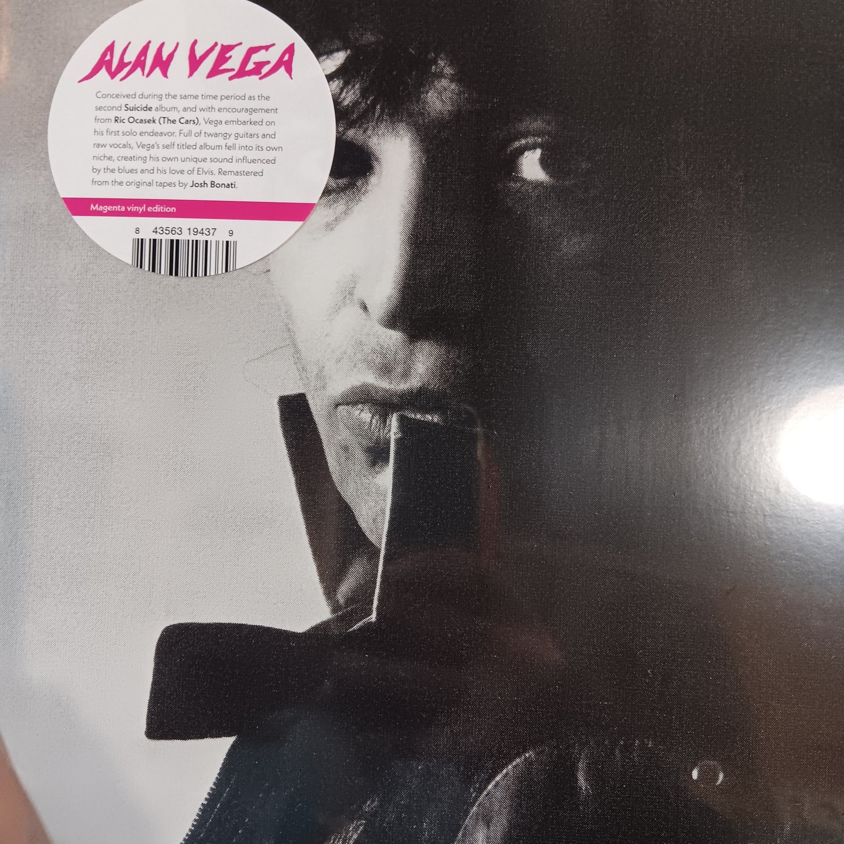 ALAN VEGA - SELF TITLED (MAGENTA COLOURED) VINYL