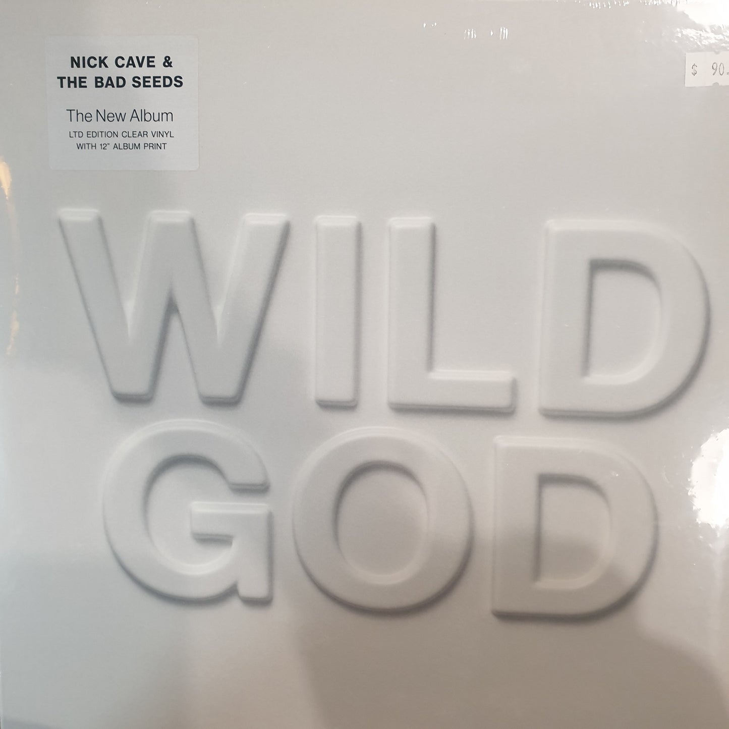 NICK CAVE & THE BAD SEEDS - WILD GOD (CLEAR COLOURED + PRINT) VINYL