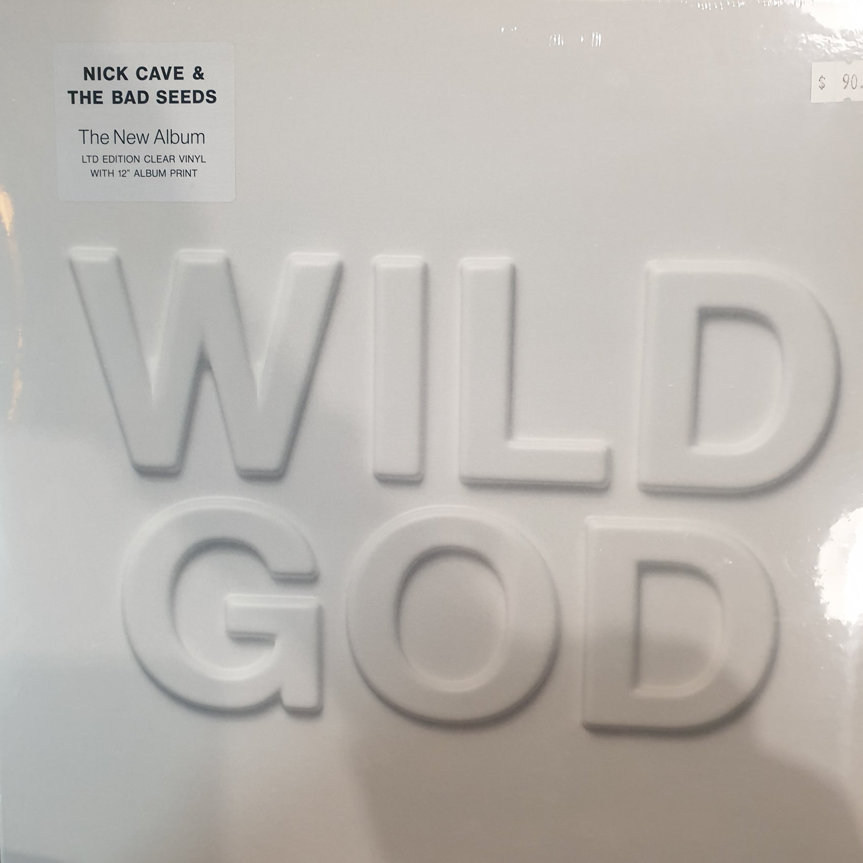 NICK CAVE & THE BAD SEEDS - WILD GOD (CLEAR COLOURED + PRINT) VINYL