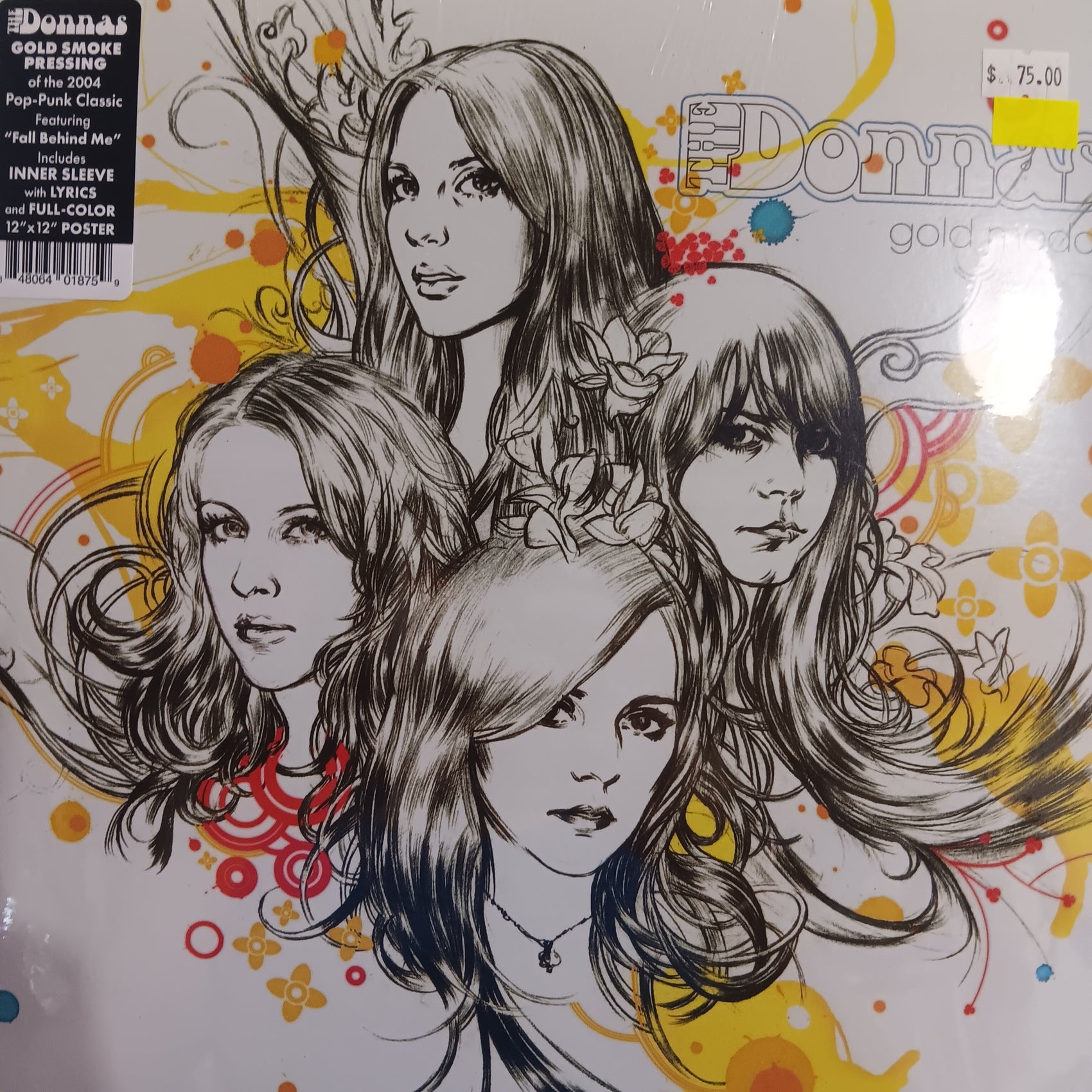 DONNAS - GOLD MEDAL (GOLD SMOKE COLOURED) VINYL