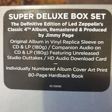 Load image into Gallery viewer, LED ZEPPELIN - IV (ZOSO) (3LP+2CD) SUPER DELUXE BOX SET VINYL
