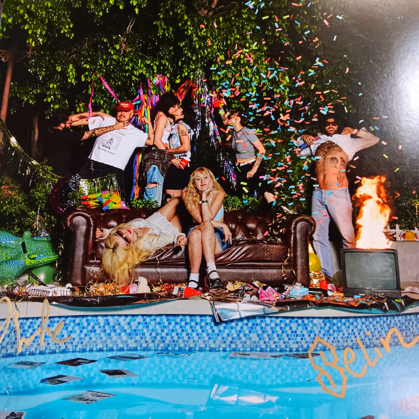 LAMBRINI GIRLS - WHO LET THE DOGS OUT (SIGNED) VINYL