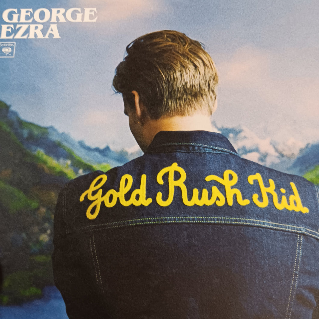 GEORGE EZRA - GOLD RUSH KID (BLUE MARBLE COLOURED) (USED VINYL 2022 EURO M-/M-)