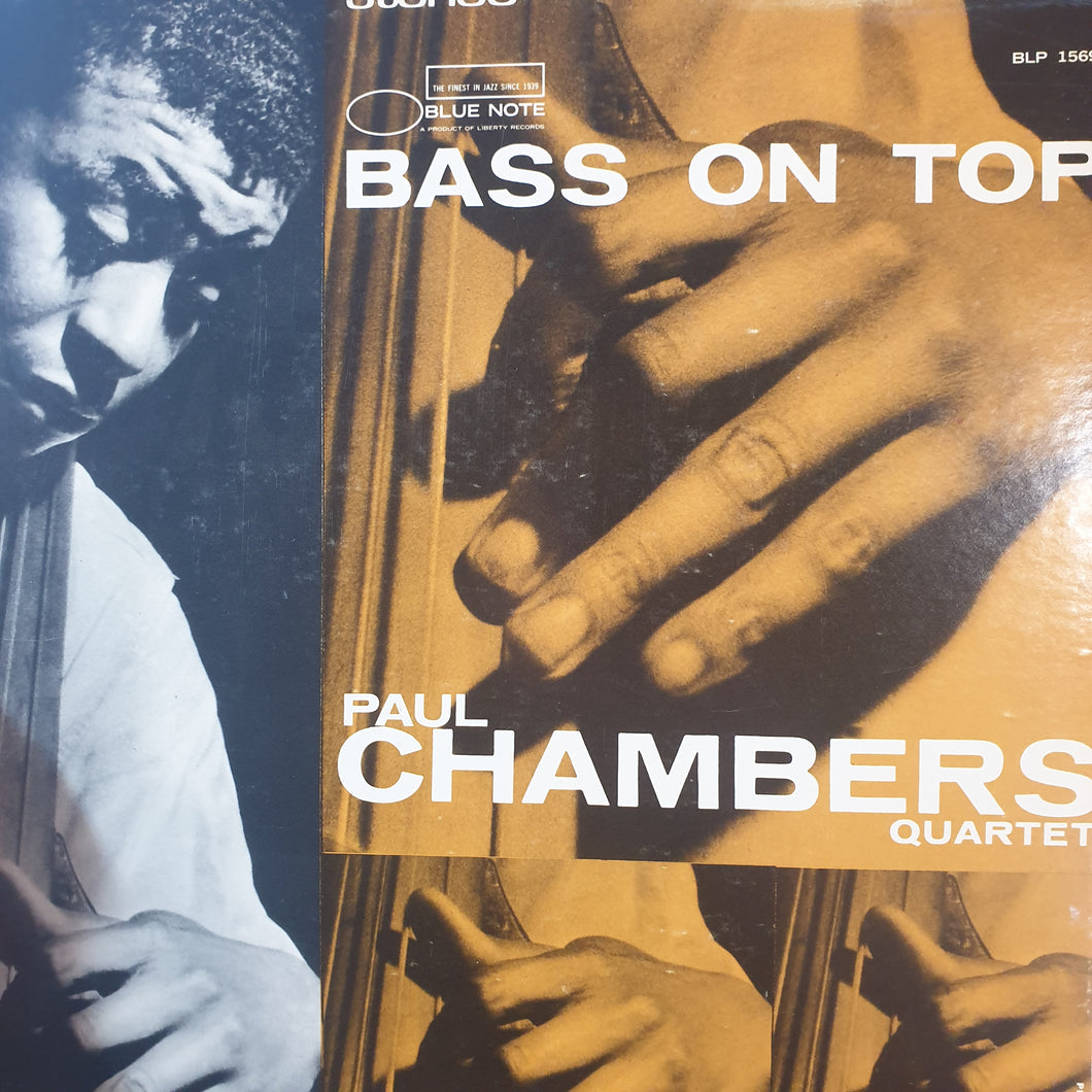 PAUL CHAMBERS QUARTET - BASS ON TOP (USED VINYL 1966 US EX+/EX)