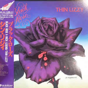 THIN LIZZY - BLACK ROSE A ROCK LEGEND (USED VINYL 1983 JAPANESE M-/M-)