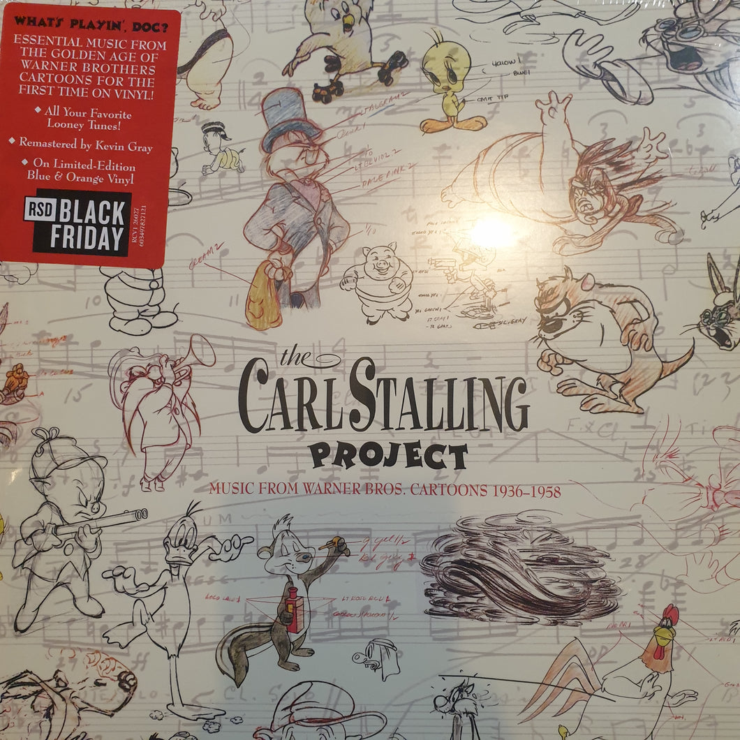 CARL STALLING - MUSIC FROM THE WARNER BROS. CARTOONS 1936-1958 (BLUE AND ORANGE COLOURED) (2LP)  RSD BLACK FRIDAY 2024 VINYL