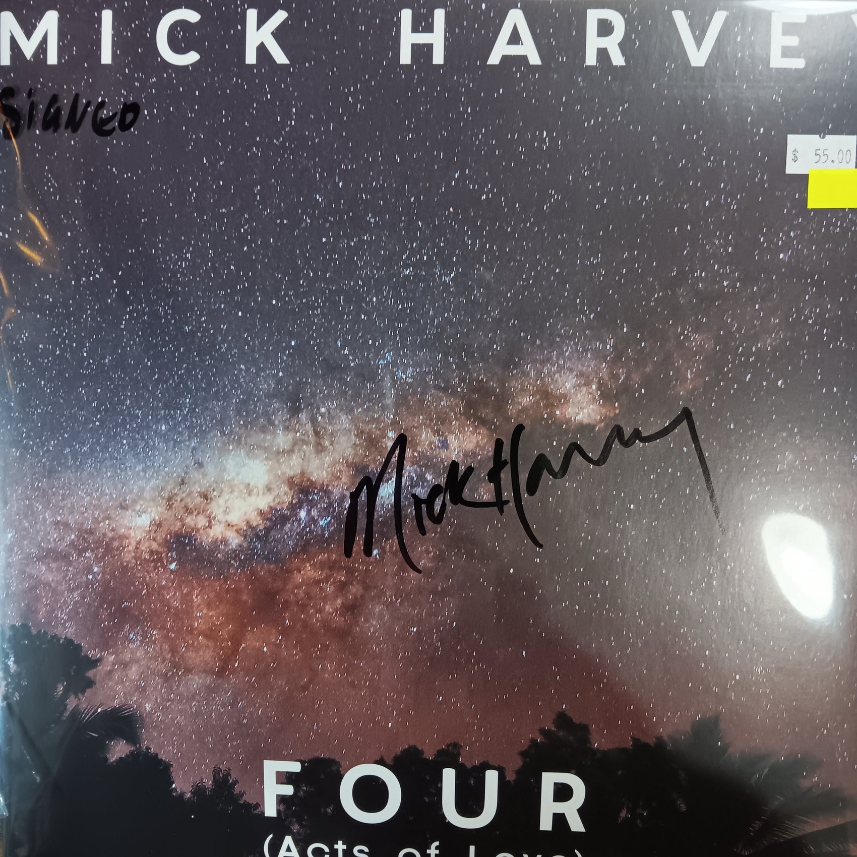 MICK HARVEY - FOUR (ACTS OF LOVE) (SIGNED) (LP+CD) VINYL