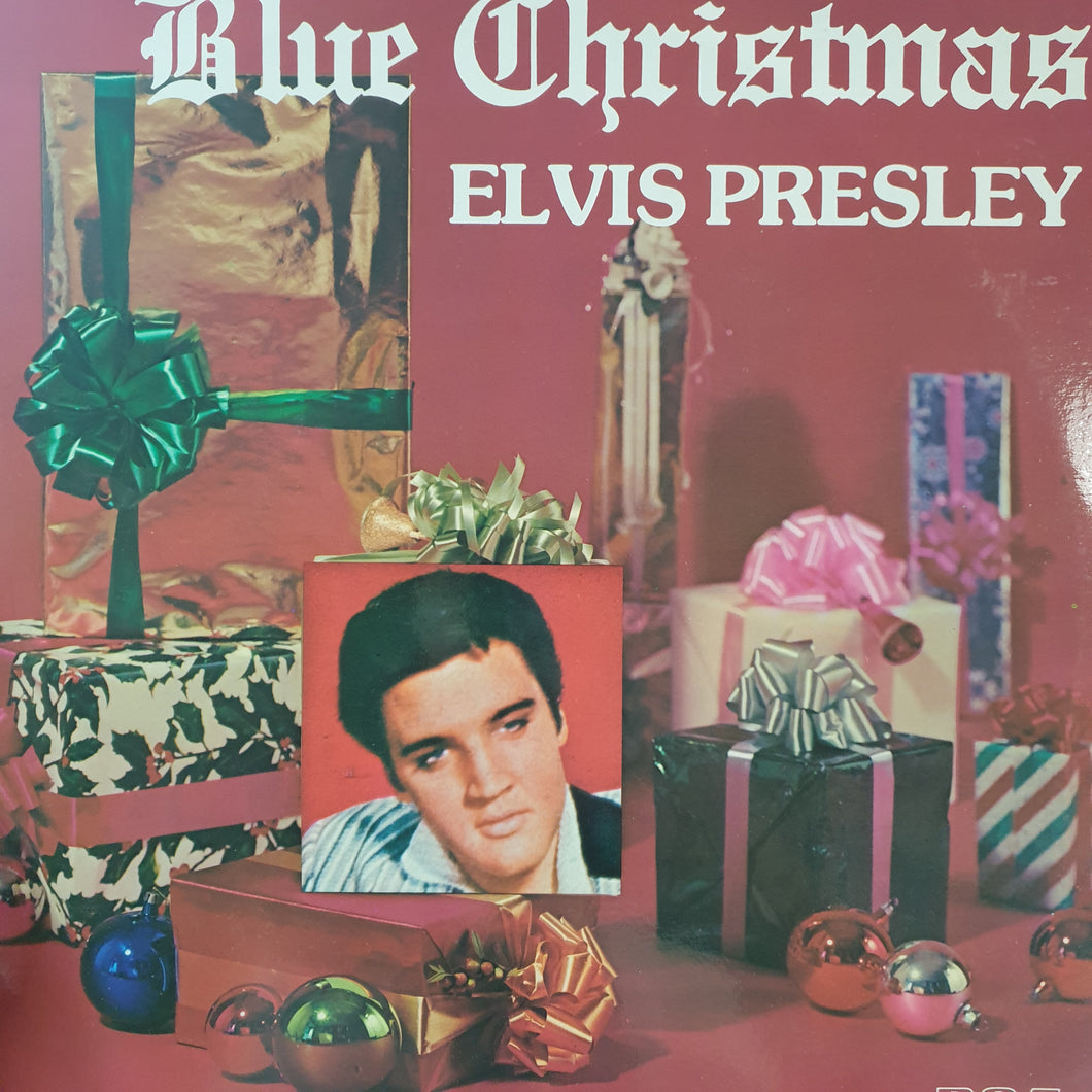 ELVIS PRESLEY - BLUE CHRISTMAS (USED VINYL 1976 AUS EX+/EX+)