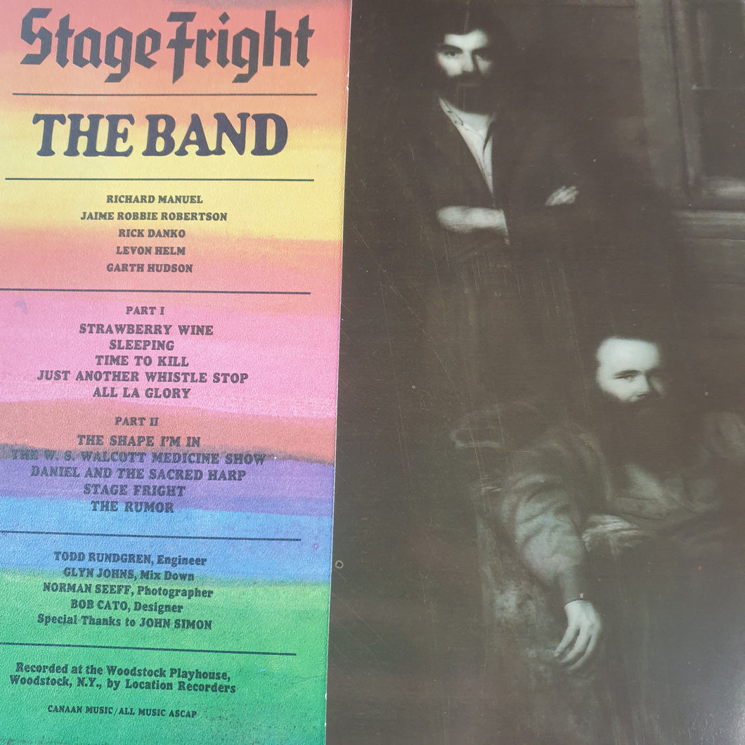 BAND - STAGE FRIGHT (USED VINYL 1970 CANADIAN M-/EX+)