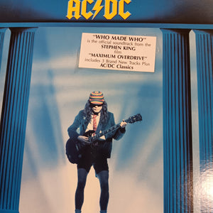 AC/DC - WHO MADE WHO (USED VINYL 1986 CANADIAN M-/M-)