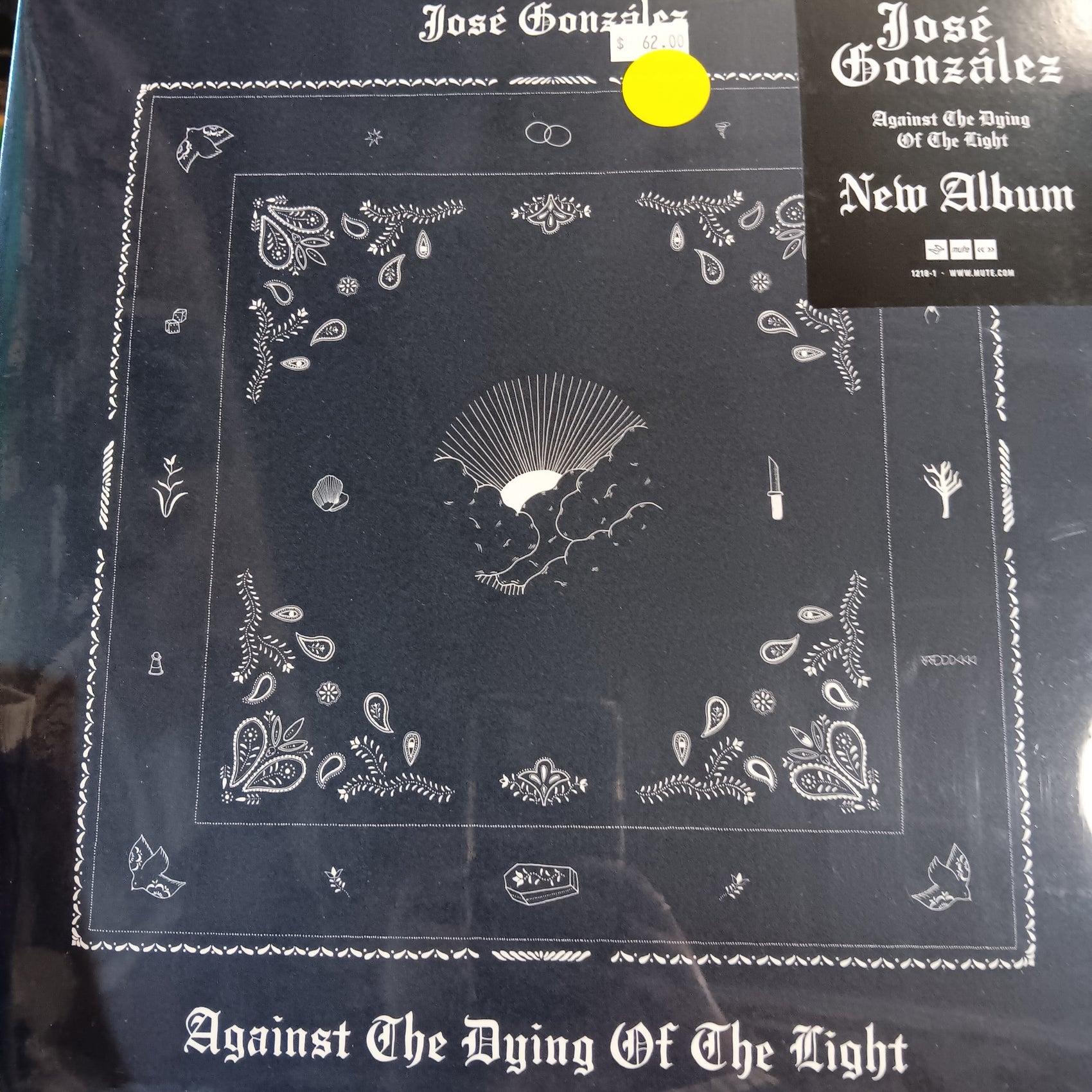 JOSE GONZALEZ - AGAINST THE DYING OF THE LIGHT VINYL
