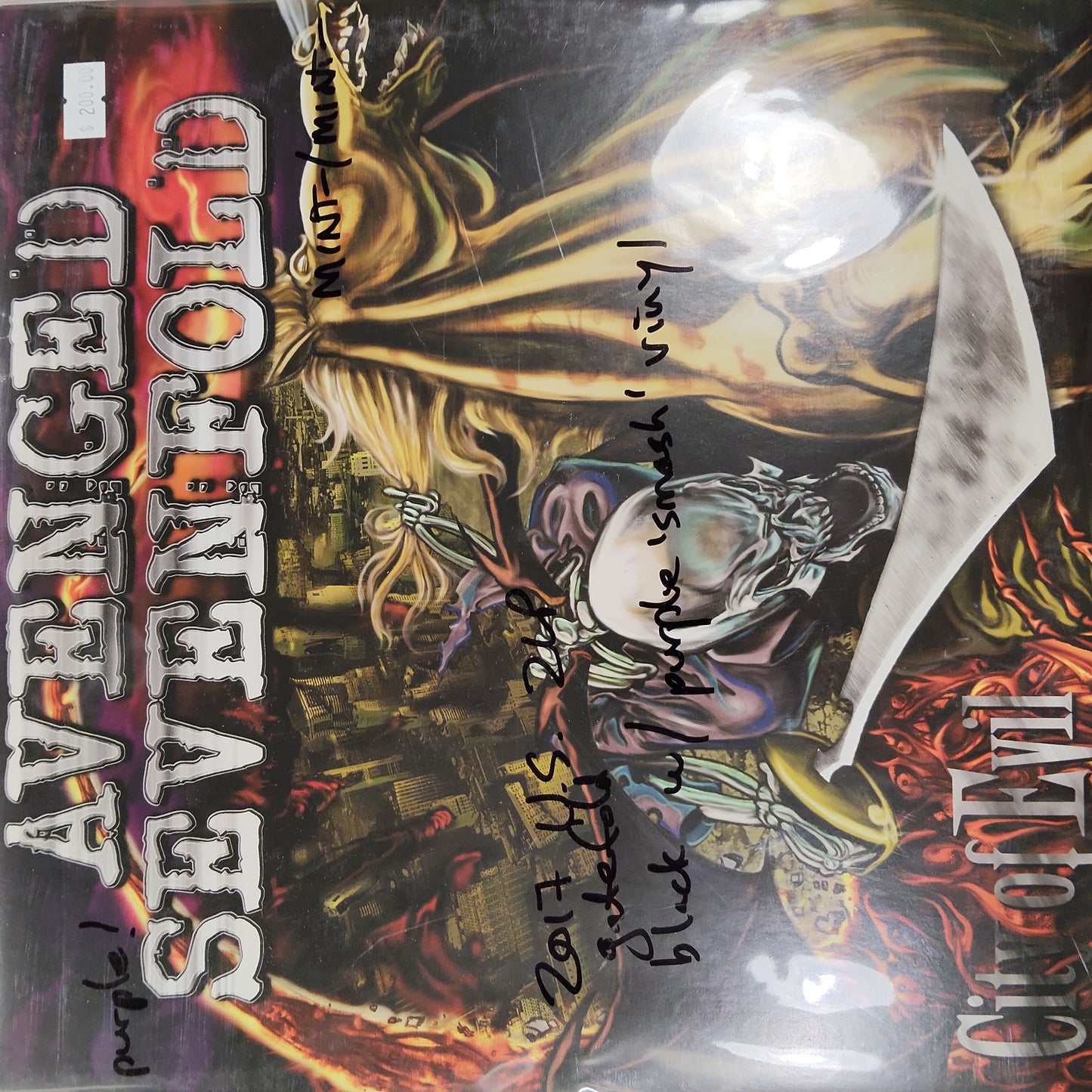 AVENGED SEVENFOLD - CITY OF EVIL (USED VINYL 2017 U.S. 2LP PURPLE M- M-)