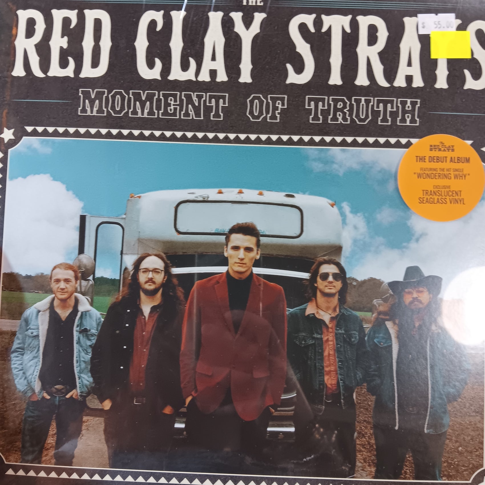 RED CLAY STRAYS - MOMENT OF TRUTH (SEAGLASS COLOURED) VINYL