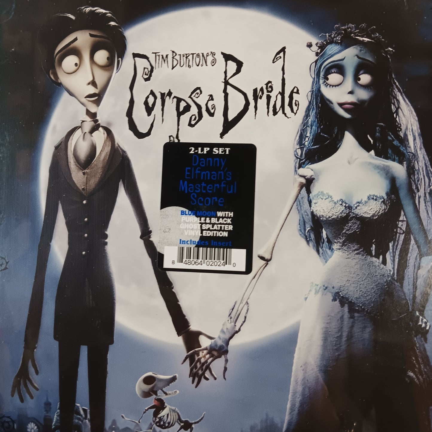DANNY ELFMAN - THE CORPSE BRIDE (PURPLE AND BLACK GHOST COLOURED) (2LP) VINYL