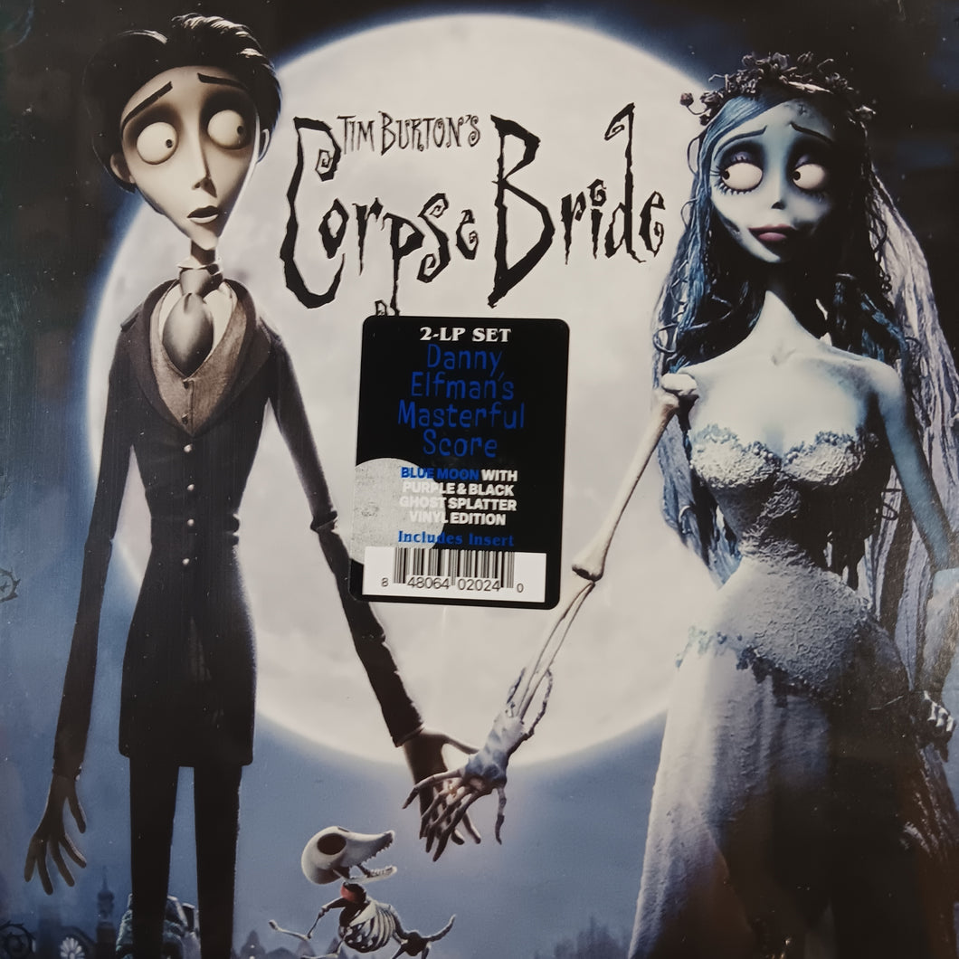 DANNY ELFMAN - THE CORPSE BRIDE (PURPLE AND BLACK GHOST COLOURED) (2LP) VINYL