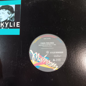 KYLIE MINOGUE - FINER FEELINGS (12") (USED VINYL 1992 AUS M-/M-)