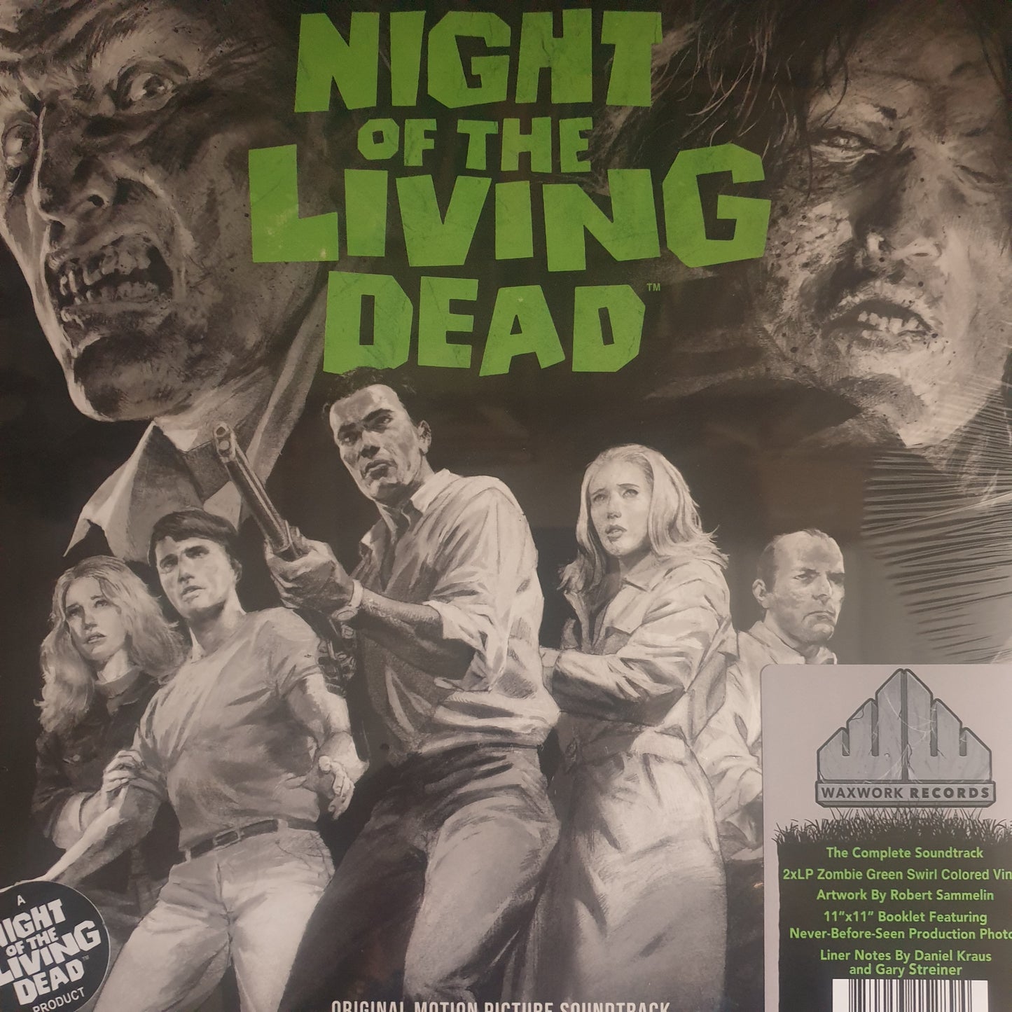 VARIOUS ARTISTS - NIGHT OF THE LIVING DEAD (GREEN COLOURED) (2LP) VINYL