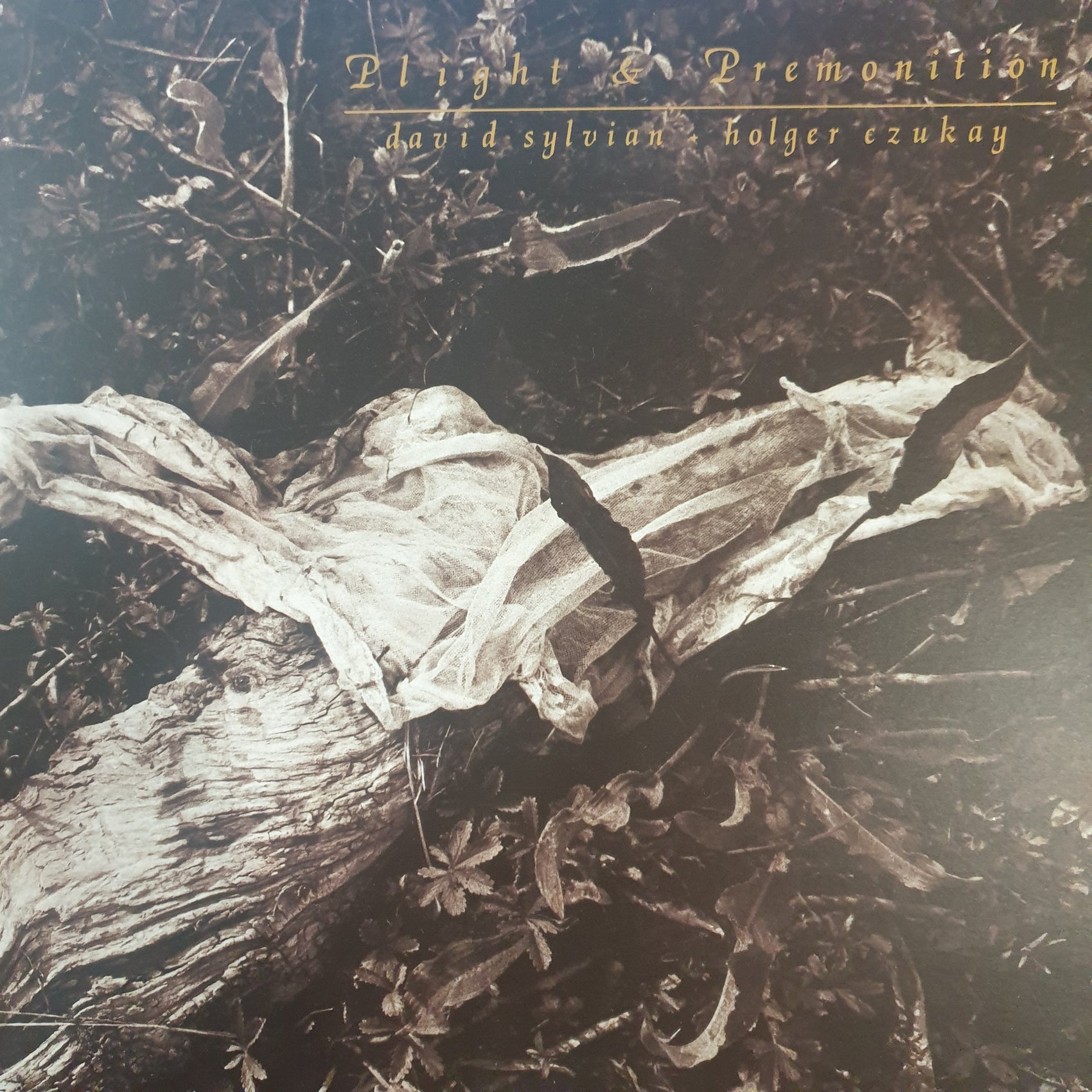 DAVID SYLVIAN AND HOLGER CZUKAY - PLIGHT AND PREMONITION (USED VINYL 1988 UK M-/EX+)