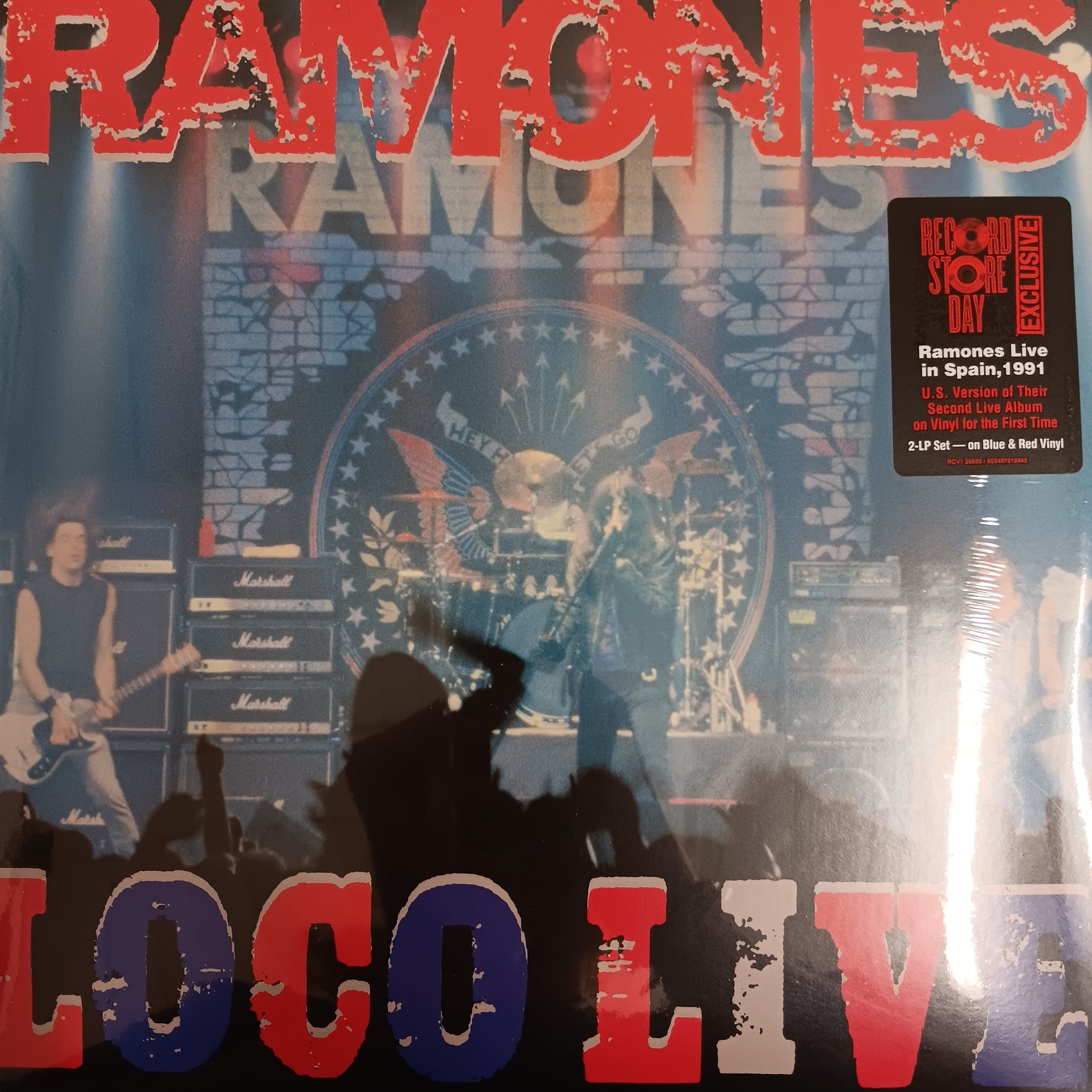 RAMONES - LOCO LOVE (RED AND BLUE COLOURED) (2LP)  RSD 2025 VINYL