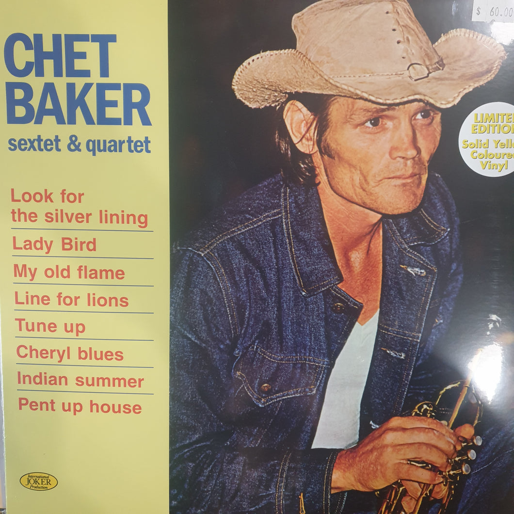 CHET BAKER - SEXET AND QUARTET (YELLOW COLOURED VINYL