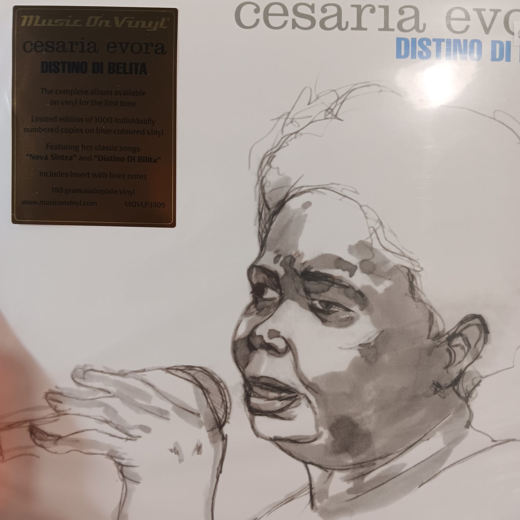 CESARIA EVORA - DISTINO DI BELLA (BLUE COLOURED) VINYL
