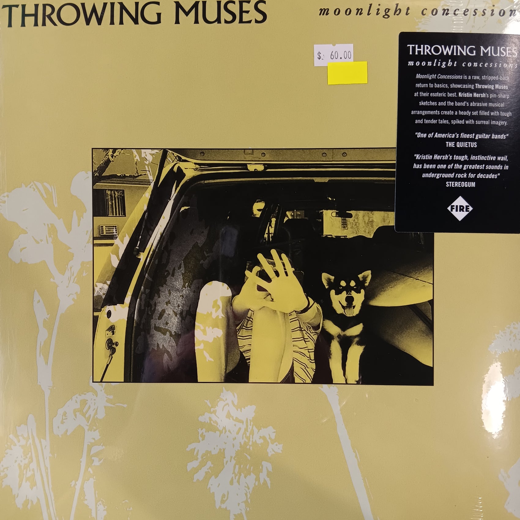 THROWING MUSES - MOONLIGHT CONCESSIONS (CREAM COLOURED) VINYL