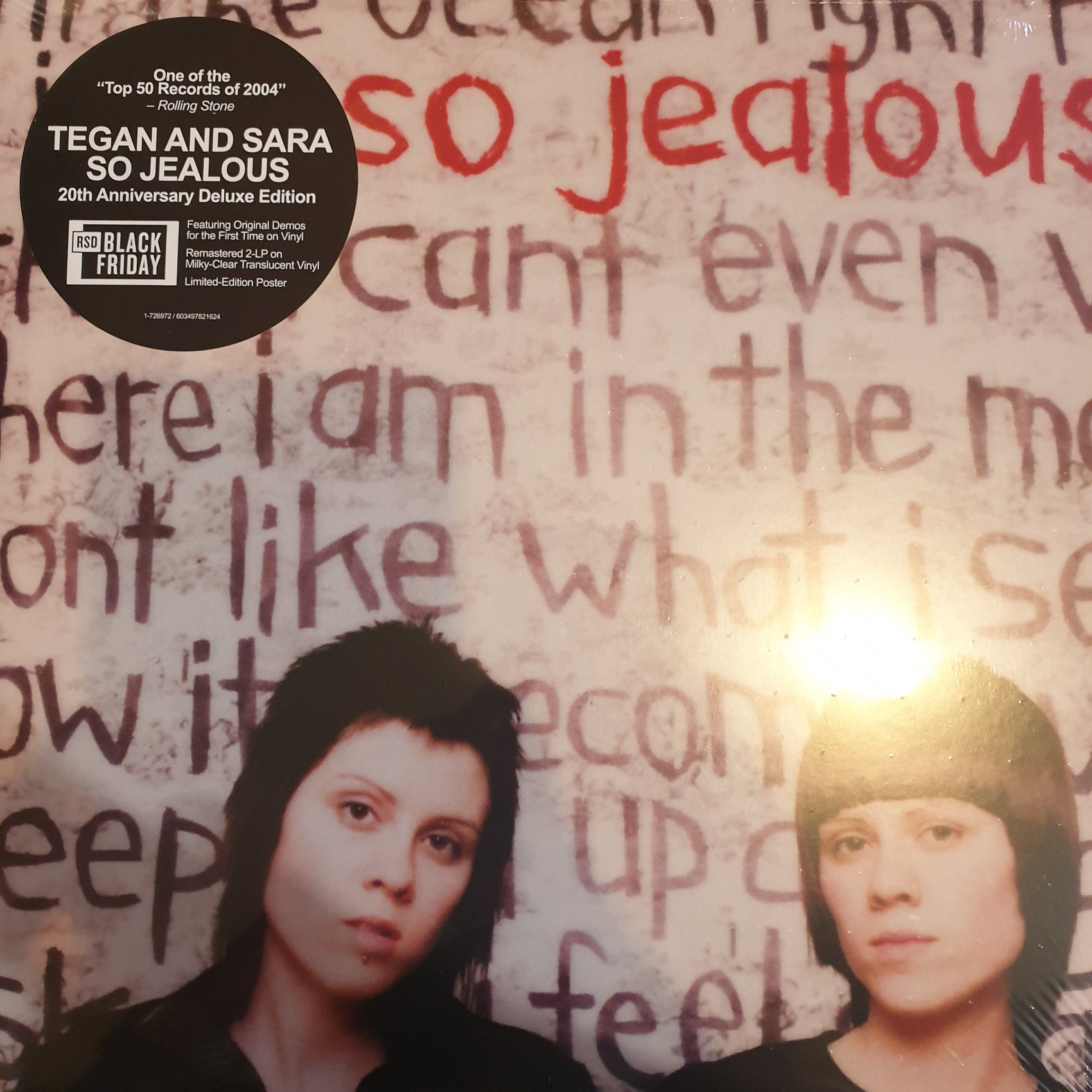 TEGAN AND SARA - SO JEALOUS (MILKY CLEAR COLOURED) (2LP) RSD BLACK FRIDAY 2024 VINYL
