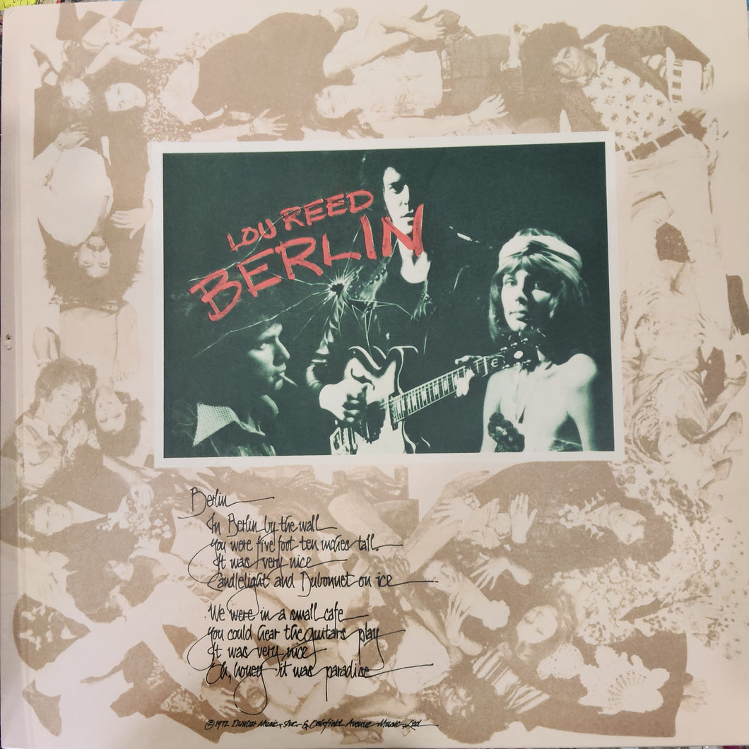 LOU REED - BERLIN (USED VINYL 2016 EURO M- EX)