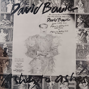 DAVID BOWIE - ASHES TO ASHES (PROMO 12") (USED VINYL 1980 US M-/EX+)