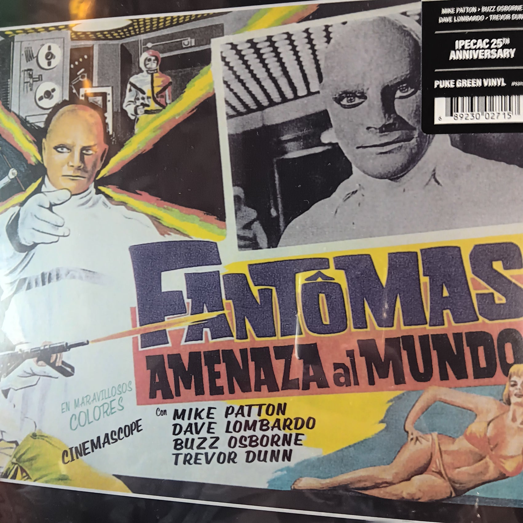 FANTOMAS - AMENAZA AL MUNDO (PUKE GREEN COLOURED) VINYL