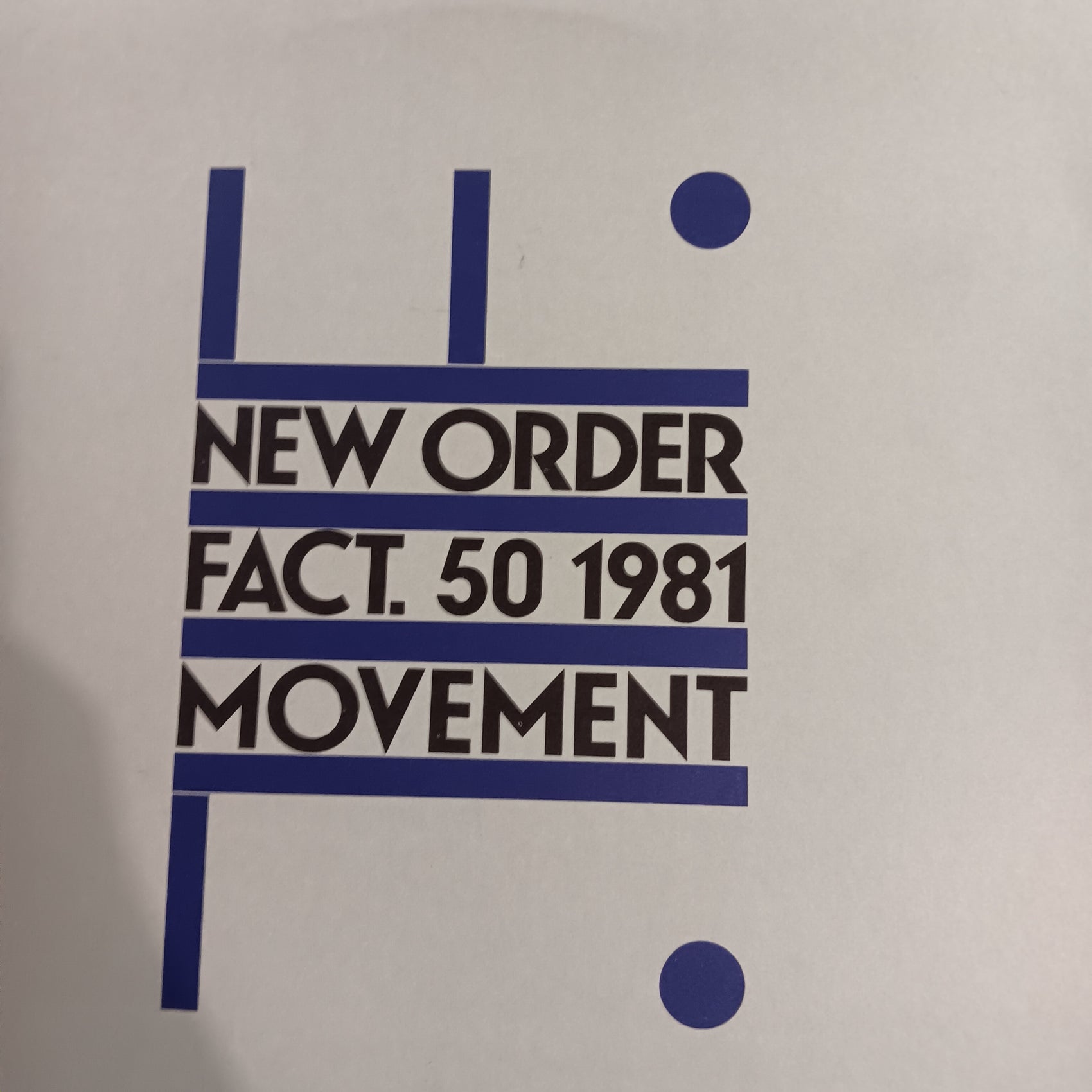 NEW ORDER - MOVEMENT (USED VINYL 1983 AUS M-/EX-)