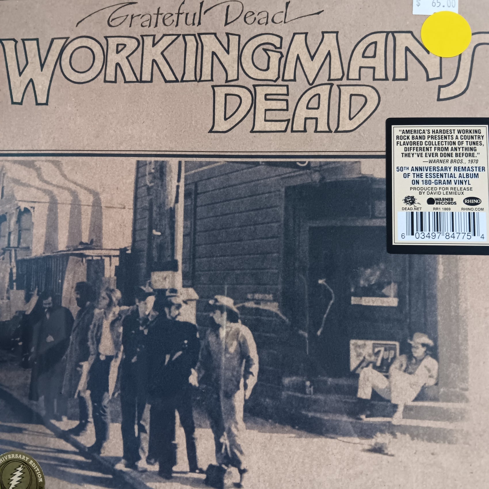 GRATEFUL DEAD - WORKINGMAN'S DEAD VINYL