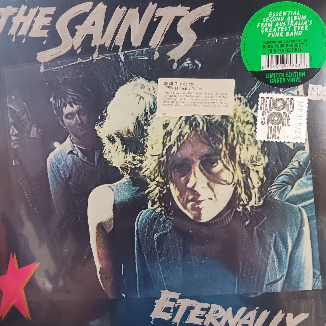 SAINTS - ETERNALLY YOURS (GREEN COLOURED) (USED VINYL 2015 RSD STILL SEALED)