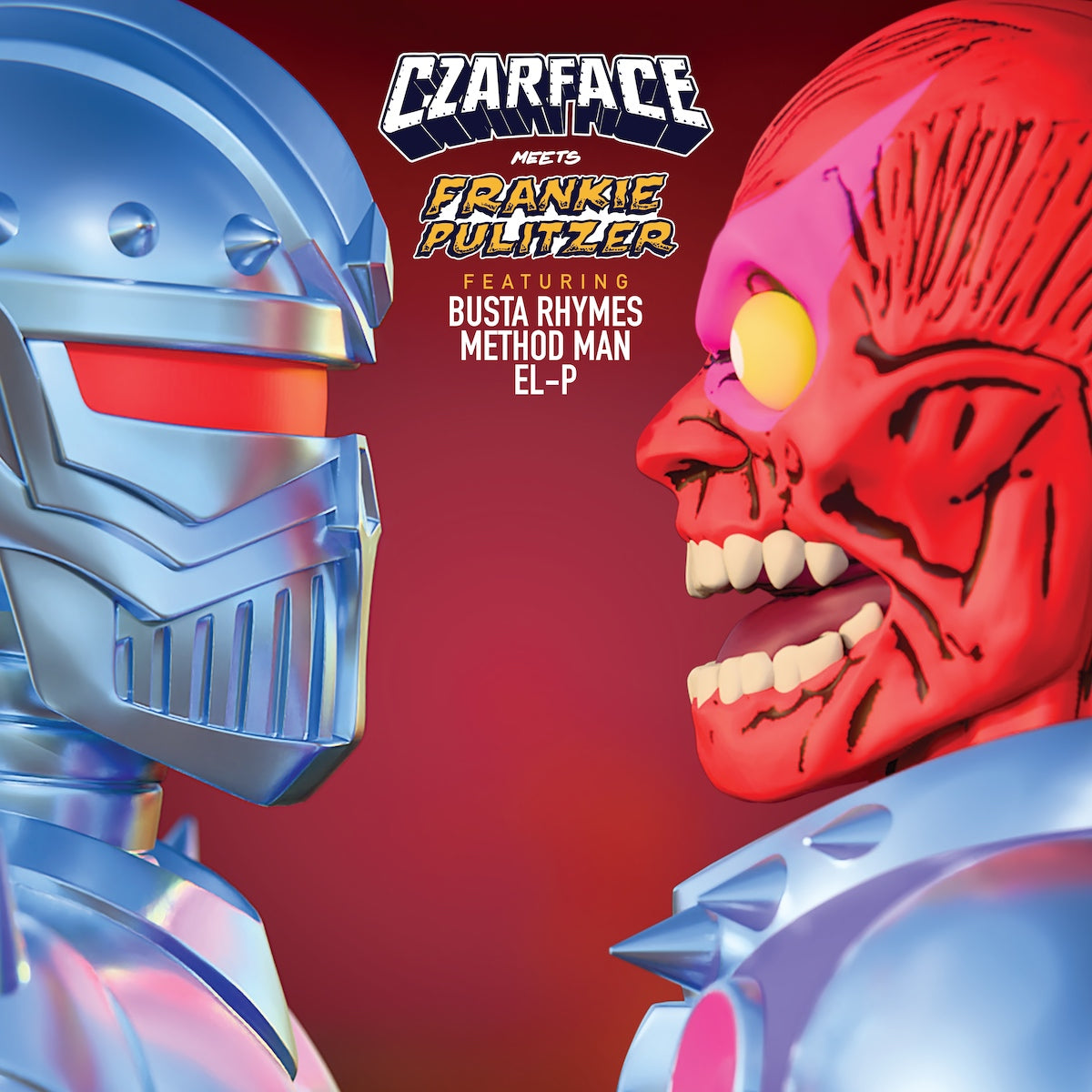 CZARFACE & MF DOOM - CZARFACE MEETS FRANKIE PULITZER (RUBY RED COLOURED) VINYL
