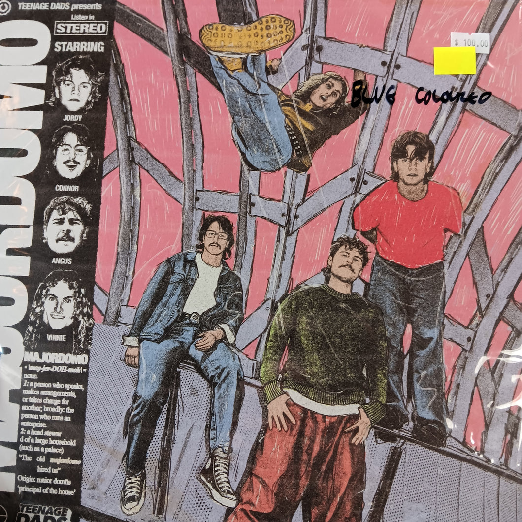 TEENAGE DADS - MAJORDOMO (BLUE COLOURED) VINYL