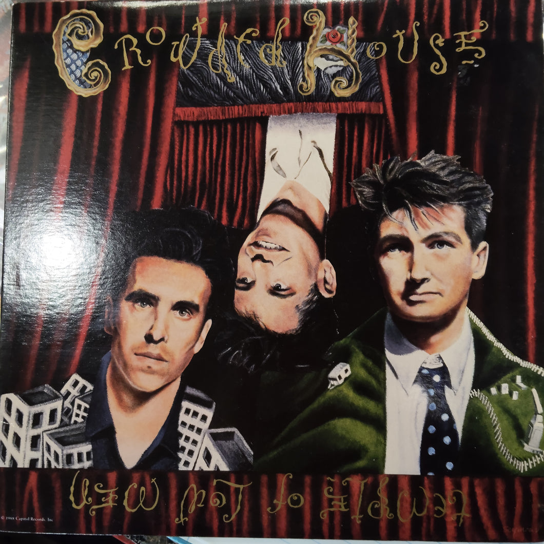 CROWDED HOUSE - TEMPLE OF LOW MEN (USED VINYL 1988 CANADA M- M-)