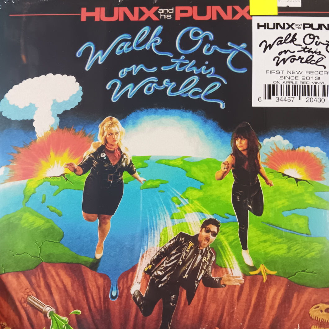 HUNX AND HIS PUNX - WALK OUT ON THIS WORLD (RED COLOURED) VINYL