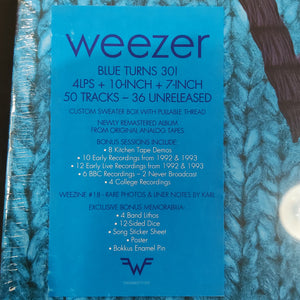 WEEZER - BLUE 30TH ANNIVERSARY BOX SET (4LPS + 10" + 7")