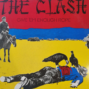 CLASH - GIVE 'EM ENOUGH ROPE (USED VINYL 1978 AUS M-/EX+)