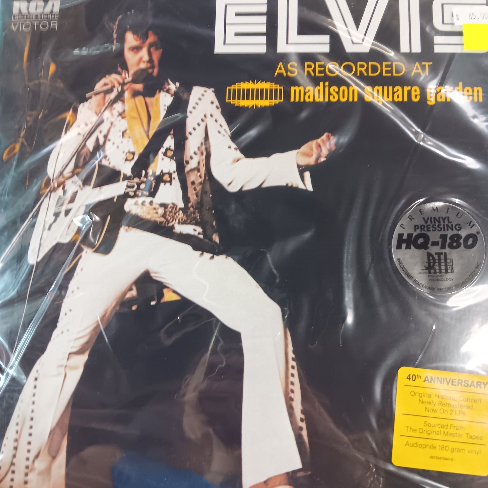 ELVIS PRESLEY - ELVIS AS RECORDED AT MADISON SQUARE GARDEN (HQ180 PRESSING) (2LP) VINYL