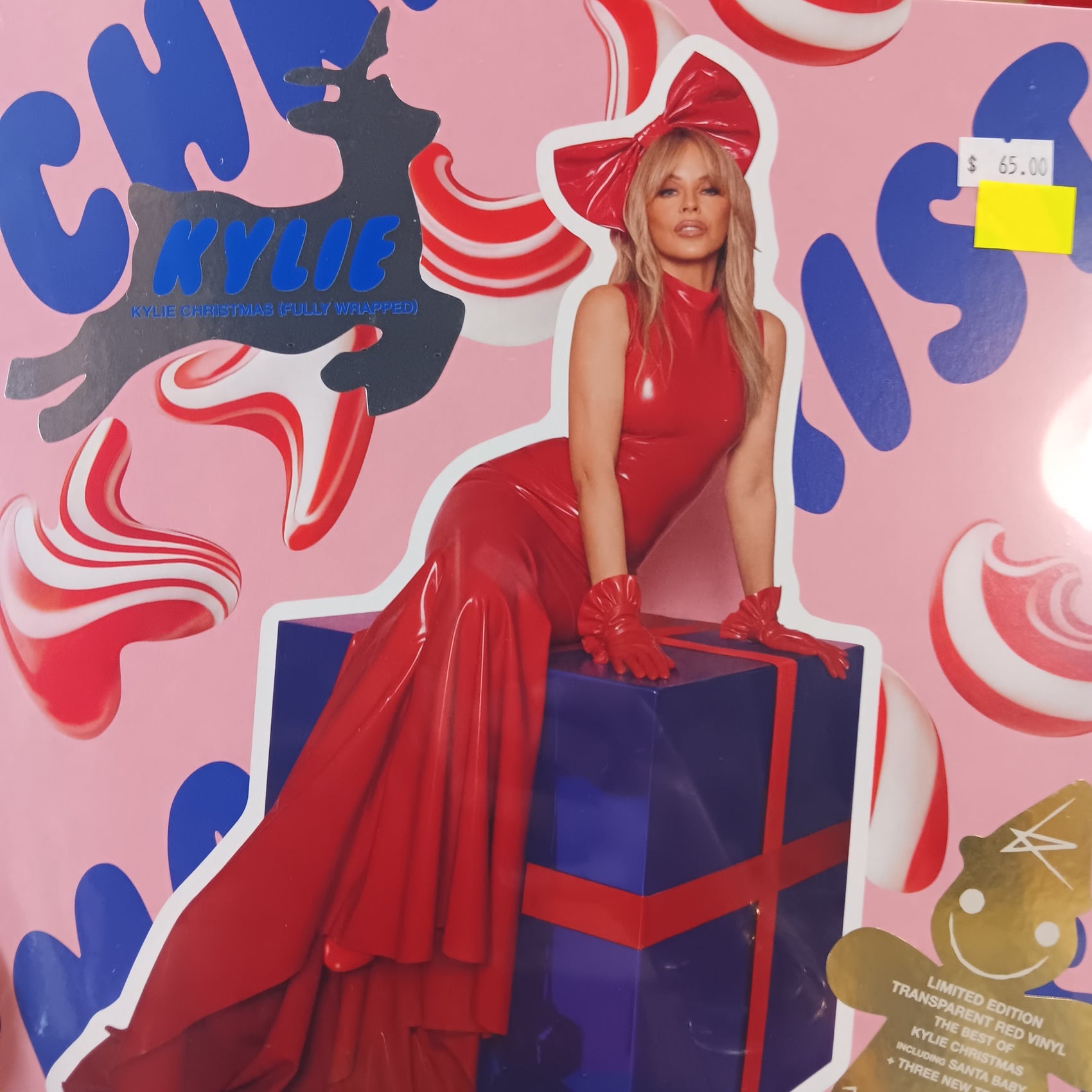 KYLIE MINOGUE - KYLIE CHRISTMAS: FULLY WRAPPED (RED COLOURED) VINYL