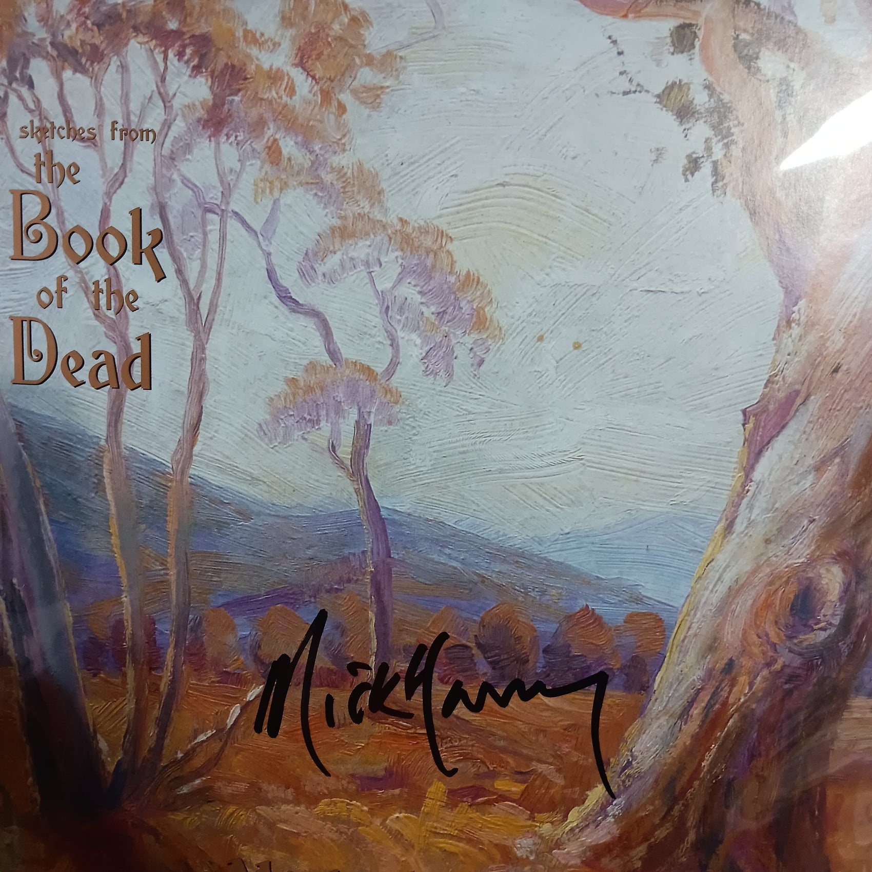 MICK HARVEY - SKETCHES FROM THE BOOK OF THE DEAD (SIGNED) VINYL